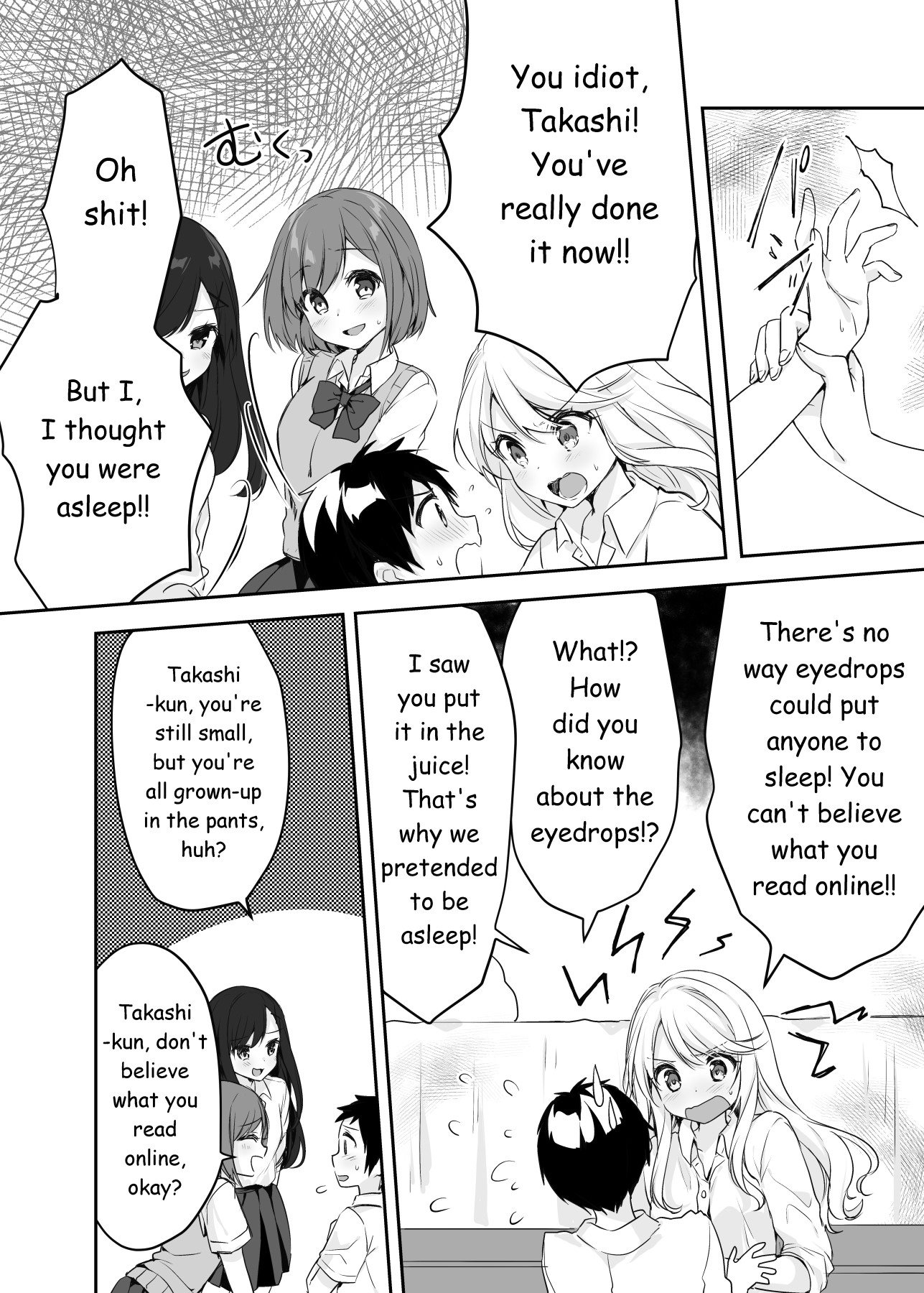 Hentai Manga Comic-The Tables Were Turned When I Tried to Rape my Sister and Her Friends While They Were Asleep-Read-10